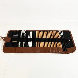 Raffine Marco Art Sketch Pencil Set With Roll Up Case - Picture 1 of 4