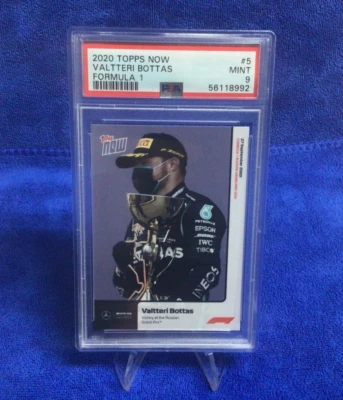 2020 TOPPS NOW FORMULA 1  -  VALTTERI BOTTAS #5  -  PSA 9 - Image 1 of 4