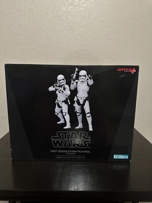 ArtFx+ Kotobukiya Star Wars First Order Stormtrooper TWO PACK 1/10 Scale Model - Image 1 of 3