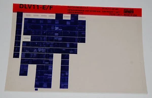 DEC DLV11-E/F Interface Ligne Asynchrone Manuel d'utilisateur, Microfiche - Photo 1/1