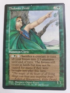 MTG Magic The Gathering Card Thelonite Druíd DRUID Summon Cleric Green Fallen Em - Picture 1 of 2