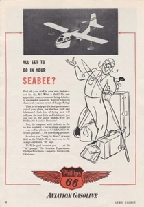 1946 Republic Seabee / Phillips 66 Aircraft ad 8/8/2023d - Picture 1 of 1