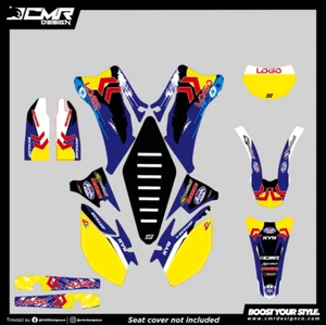 Kit Grafiche per Yamaha Adesivi In Crystal WRF 250 450 2007 2008 2009 2010 - Imagen 1 de 1