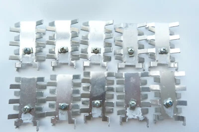 15pcs AluminiumTO-220 Heat Sink Transistor Radiator Cooler 55X35MM USED,RECYCLED - Image 1 of 4