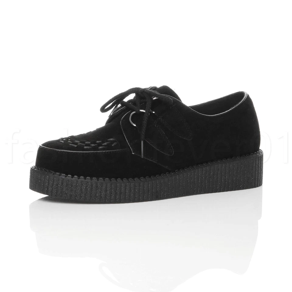 Urban Casuals Black Suede Brother Creeper Men's Shoes Size 9 Punk Ted Worn Once