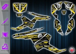 CAN AM RENEGADE STICKERS - GRAPHICS KIT - DECALS CANAM RENEGADE ATV GRAPHICS KIT - Picture 1 of 2