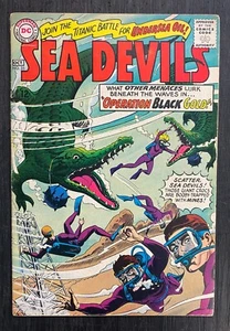 Sea Devils (1961) #25 FN- (5.5) Howard Purcell Cover and Art - Picture 1 of 2