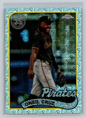 2024 Topps Chrome Update #T89CU-48 Oneil Cruz Mojo Refractor - Image 1 of 2