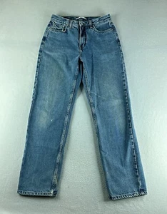 Tommy Hilfiger Women Jeans Blue Size 28x30 High Rise Straight Denim - Picture 1 of 14