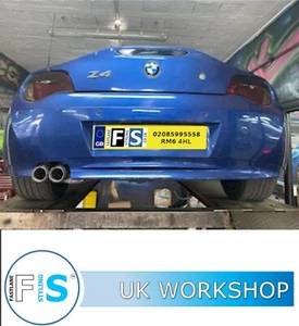 BMW Z4 STAINLESS STEEL BACKBOX DELETE CUSTOM EXHAUST SUPPLY AND FIT - Picture 1 of 7