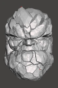 Thing Marvel Rivals Ver A 1:12 scale custom unpainted Head 6" Action Figure - Bild 1 von 1