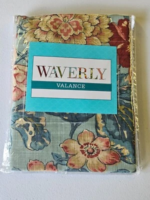 Waverly SONNET SUBLIME Azul Floral JOYA Vieira Cenefa Moderna Granja Foto 1 de 4