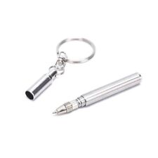 Llaveros para bolígrafo - Mini llaveros para bolígrafo de metal unisex de moda 1 pieza