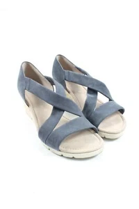 GABOR Sandalias tipo cuña Mujeres Talla EU 41 azul-blanco puro look casual - Imagen 1 de 5