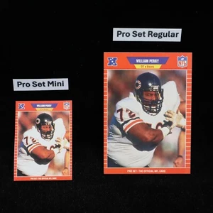1989 William Perry Chicago Bears Pro Set Mini  #445 ... See Description - Picture 1 of 2