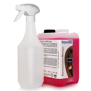 Kaminscheibenreiniger 2,5l Keulenarbeitsflasche Rußentferner Fettlöser InovaTec - Bild 1 von 4