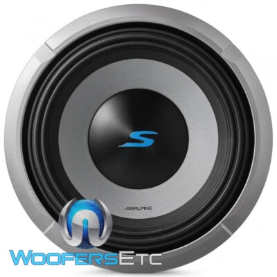ALPINE S2-W10D2 10" 1800W DOBLE 2-OHM FIBRA DE CARBONO SUBWOOFER BAJO ALTAVOZ COCHE NUEVO Foto 1 de 4
