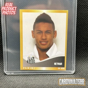 Neymar 2010 Rookie Sticker nie geklebt Barcelona Santos #300 Panini RAR - Bild 1 von 2