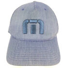 Travis Mathew Golf Cap TM Spell Out Logo Beach Resort Baseball Hat Flex Fit L/XL