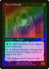 Necra Disciple FOIL Apocalypse HEAVILY PLD Black Common MAGIC MTG CARD ABUGames