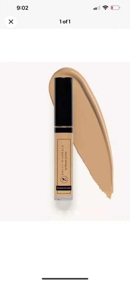 YOUNG LIVING ESSENTIAL OILS Savvy Minerals Liquid Concealer Light 1**