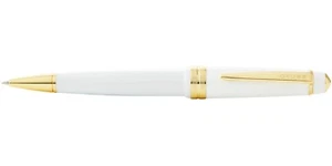 Cross Bailey Light Weiß & Gold Kugelschreiber Hochzeit Frau Damen Krankenschwester Geschenk - Bild 1 von 2