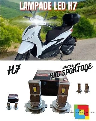 🌟LAMPADA LED H7 CANBUS PER ABBAGLIANTE PER PIAGGIO BEVERLY DAL2010 IN POI 6000K - Immagine 1 di 4