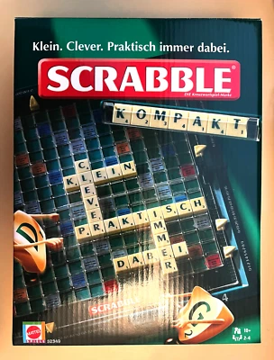 SCRABBLE KOMPAKT - REISE-SCRABBLE - Spiel von Mattel - NEU mit OVP - Bild 1 von 4