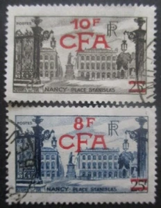 Réunion PLACE STANISLAS a NANCY N°301 et 304 oblitérés - Photo 1/1