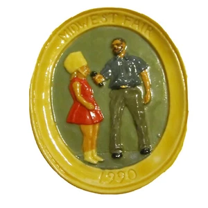 MEDALLÓN MINIATURA SEBASTIAN SML-588 Midwest Fair 1990 (Hombre y Majorette) 5496 - Imagen 1 de 1