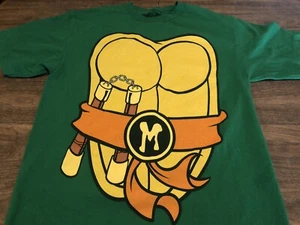 Camiseta verde mediana Teenage Mutant Turtles TMNT Michaelangelo - Imagen 1 de 7