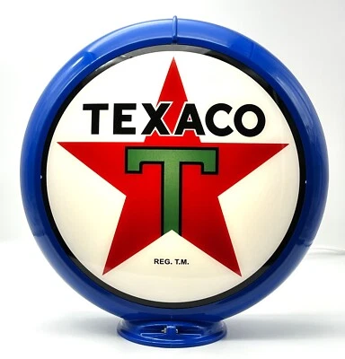 TEXACO STAR 13.5" Gas Pump Globe - SHIPS FULLY ASSEMBLED! READY FOR YOUR PUMP!! - Image 1 of 4