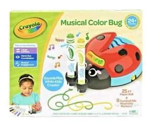 Crayola Musikalische Farbe Käfer Zeichnen und Malen Kunst & Handwerk Kit-NEU IM KARTON - Bild 1 von 5