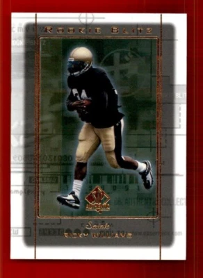1999 SP Authentic Rookie Blitz #RB10 Ricky Williams. - Image 1 of 2