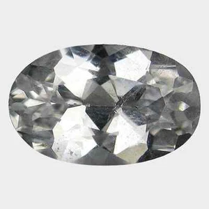 1.43 ct Very Rare Collectors Natural Oval-cut RichFire-Luster White VS Danburite - Picture 1 of 3