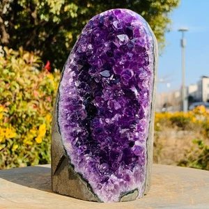 3.78LB Natural Amethyst Cluster Quartz Crystal Druzy Geode Stone Reiki Healing - Picture 1 of 12