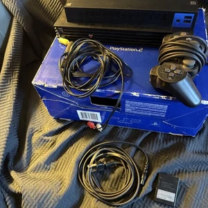 Sony PlayStation 2 PS2 SCPH-30001 97000 Fat Console with original box Memory Car - Picture 1 of 6
