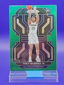 Trey Murphy III 2021-22 Panini Prizm Green Prizm RC SP 🔥 Pelicans - Picture 1 of 2
