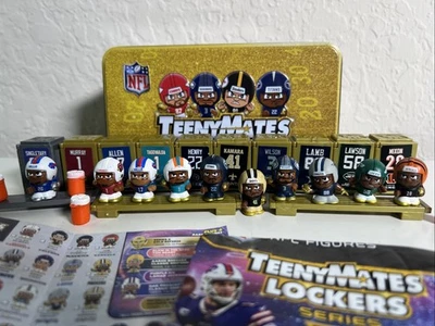 TeenyMates NFL Serie X Lata 10 Figuras Taquillas Allen Henry Nixon Cordero Kamara Foto 1 de 4