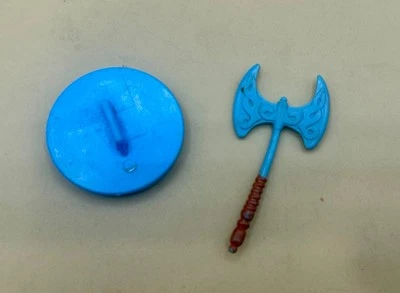 Advanced Dungeons & Dragons Northlord Hacha y Escudo LJN Original Foto 1 de 2