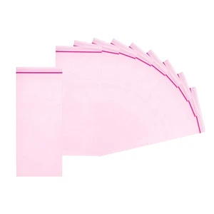 Mini bolsas de plástico, (3,1 x 7,5 pulgadas, rosa) (100 piezas), bolsa de polietileno resellable - Imagen 1 de 7