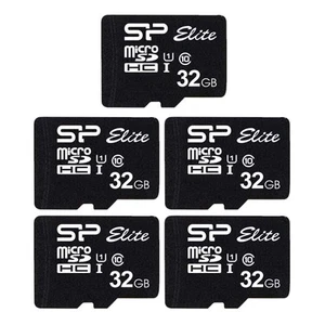 Silicon Power Silicon Power Elite microSD card 32GB 5 pack with adapter - Picture 1 of 7