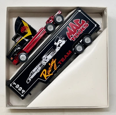 Vintage Winross 1994 Mac Tools Racing Truck And Trailer - Image 1 of 2