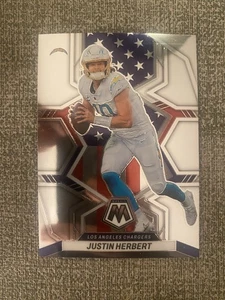 Justin Herbert - 2022 Panini Mosaic Football - National Pride #254 - LA Chargers - Bild 1 von 2