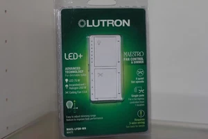 🔥Control de ventilador y atenuador de luz LED de un solo polo Lutron Maestro - Imagen 1 de 3