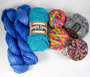 Yarn Lot Knit Crochet - Worsted Mohair Ladder - Berlini Kraemer SRK - Picture 1 of 13