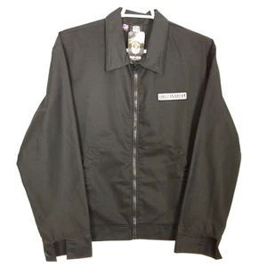 Sons of Anarchy Men Mechanics Zip Up Canvas Jacket Sz  XL Black Logo Motorcycle - Picture 1 of 9