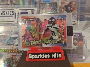 Jaxon Smith-Njigba 2/2 Wild Card Dino-Might Red/White/Blue Rainbow Rookie (RC) - Picture 1 of 8