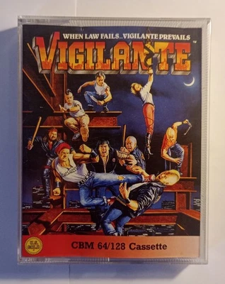 VIGILANTE - RARE US Gold original - Commodore 64 C64 C128 TESTED See photos - Image 1 of 4