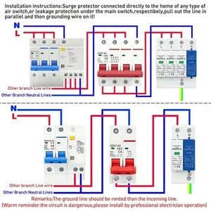 Household Electrical Safety Device with Quick Response Time Under 25ns - Afbeelding 1 van 16
